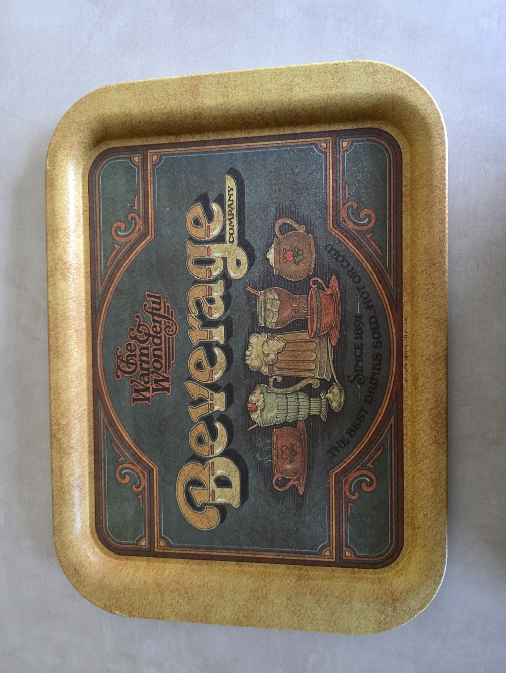 Pentron Industries Retro Coffee Sign - Brown